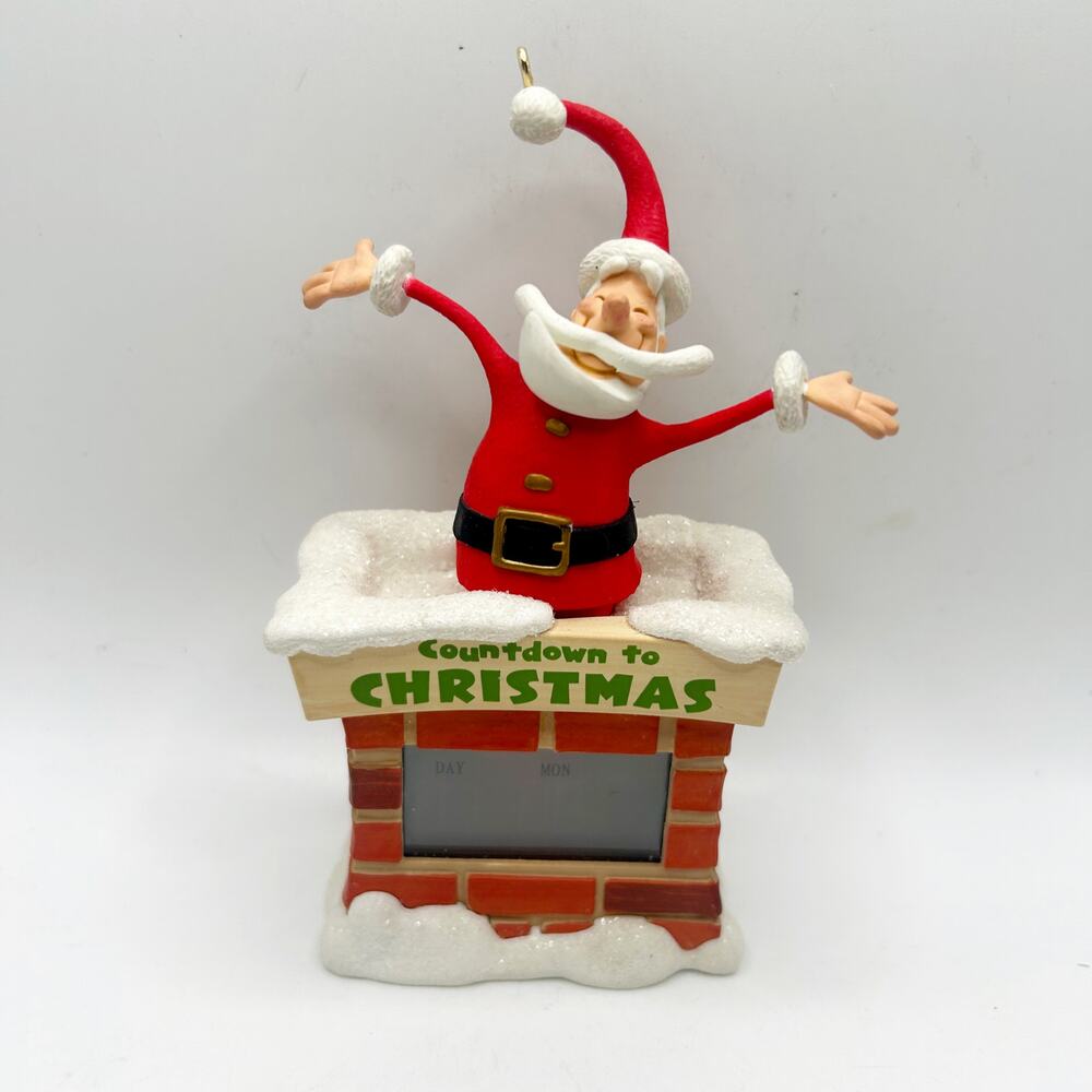 Hallmark Keepsake 2011 Santa’s Countdown Christmas Battery Op Calendar Ornament